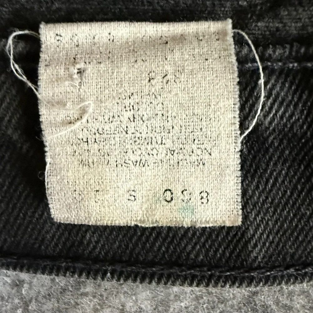 Vintage Levis 550 Jeans Mens (31x29)‎ 34x30 Orange Tab Black 90s USA